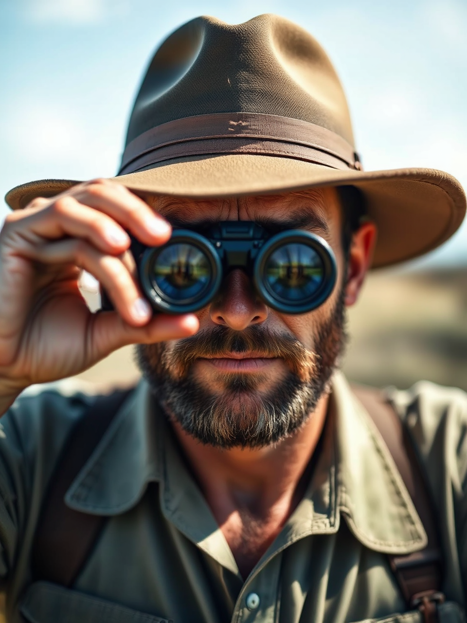 Australian man with hat