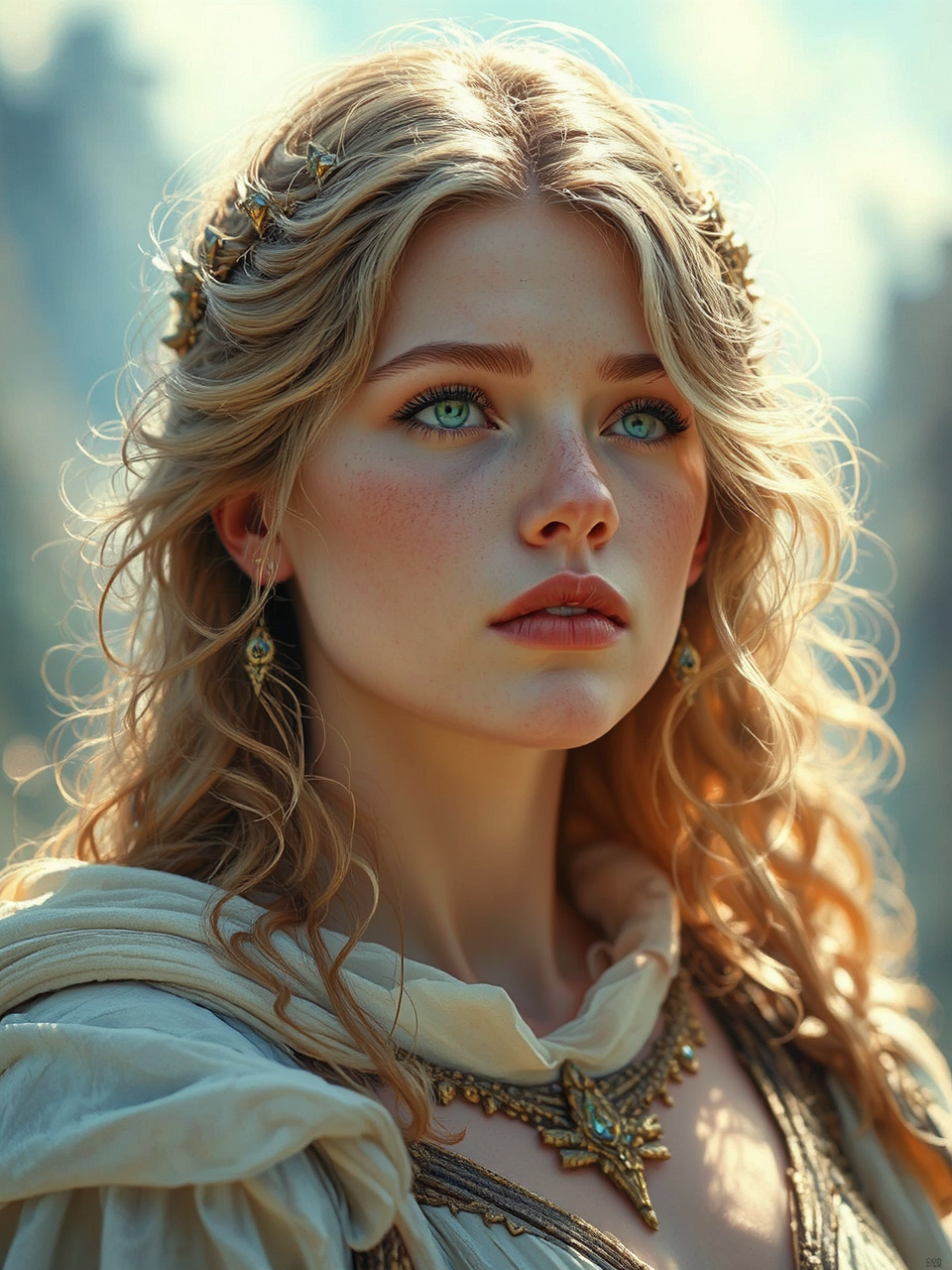 Close-up portrait of a