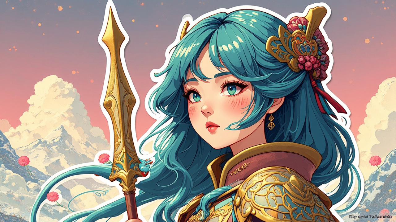 Cute girl in medieval