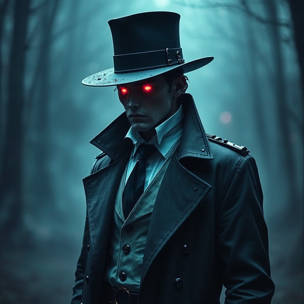 Mysterious figure in a