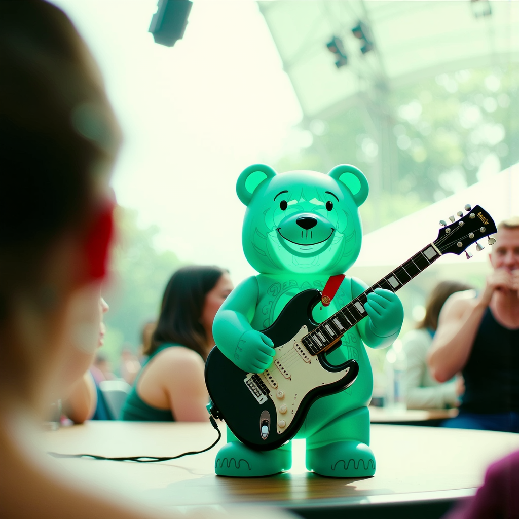 Gummy bear at Woodstock
