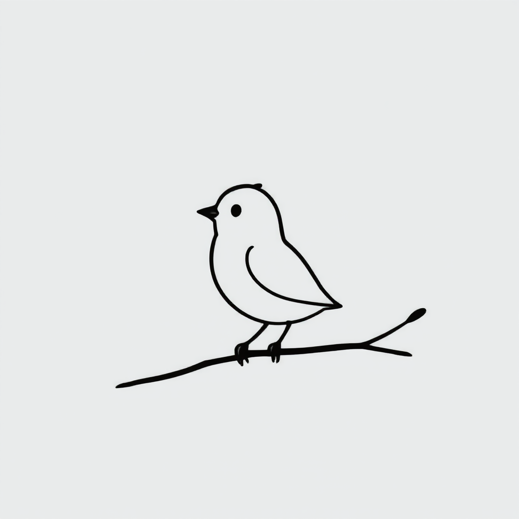 A line drawing of
