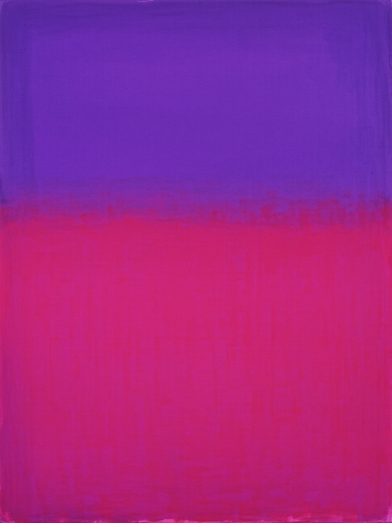 A large abstract purple
