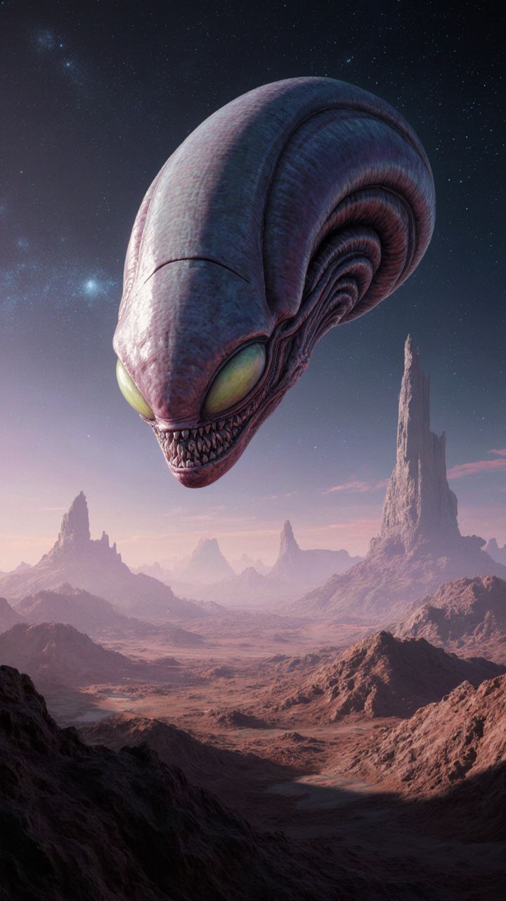 abstract alien landscape, hdr, trending on artstation