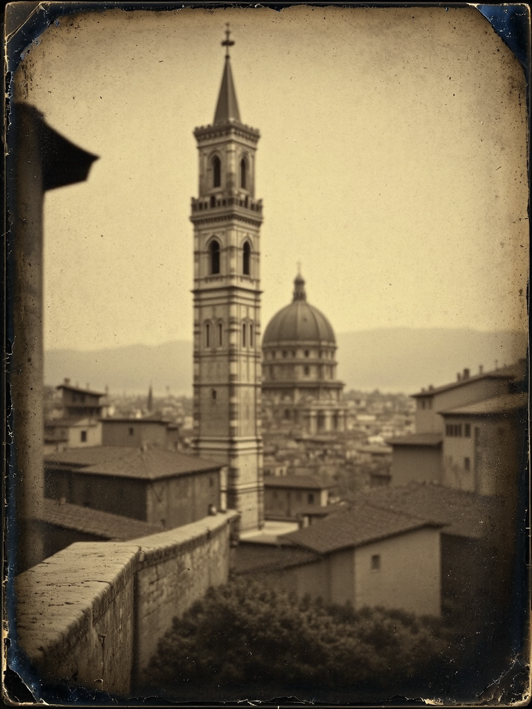 Tintype photograph of Florence.