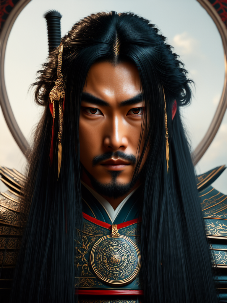 Portrait of a samurai