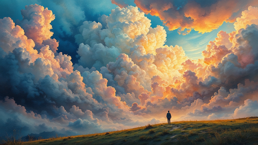 Digital artwork of dramatic
