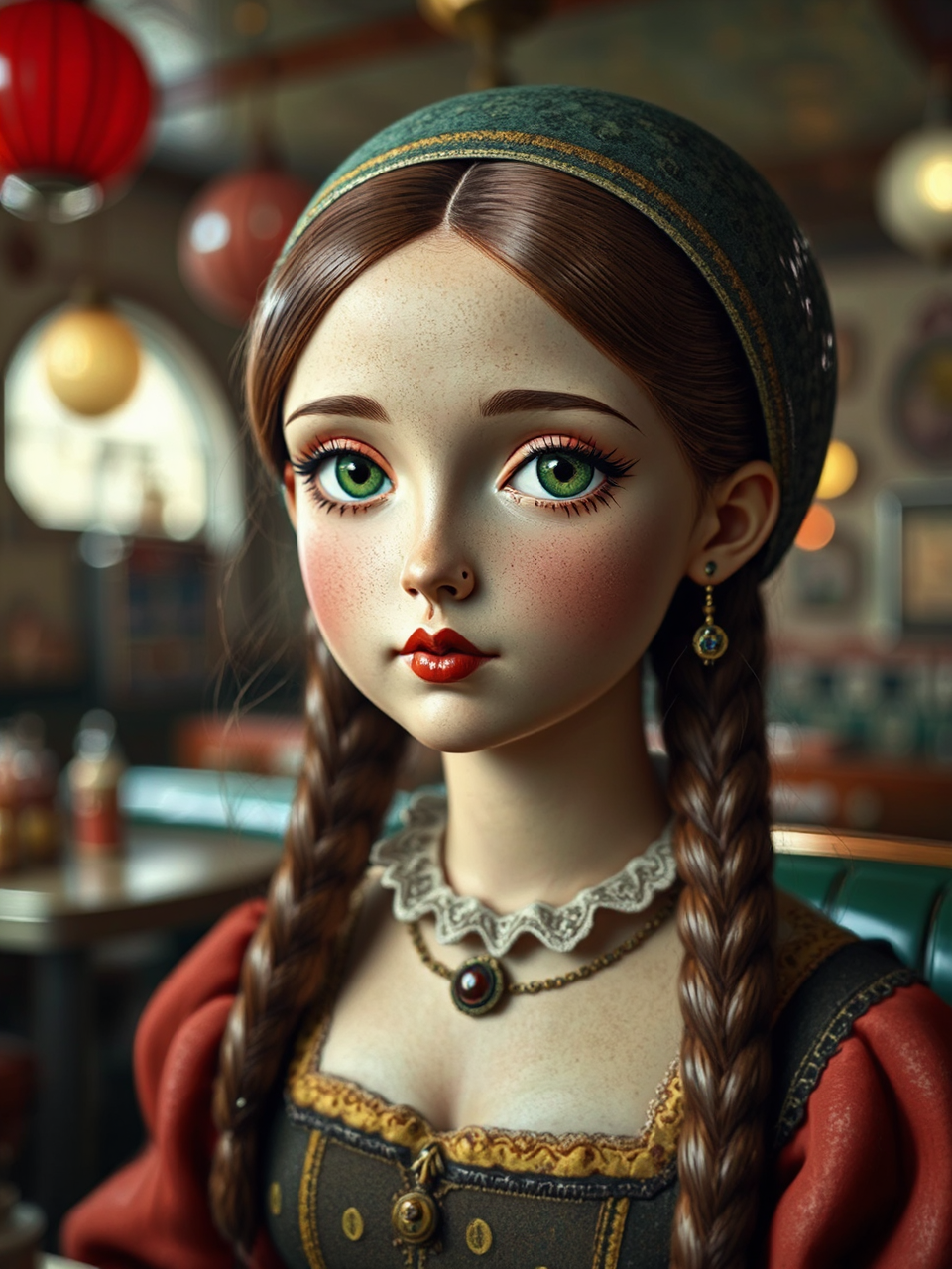 Close-up portrait of an