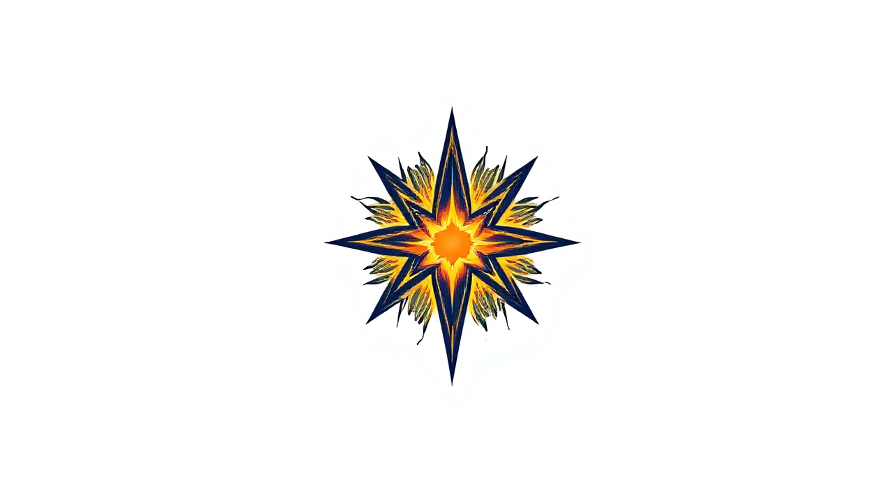 Stylized logo of a
