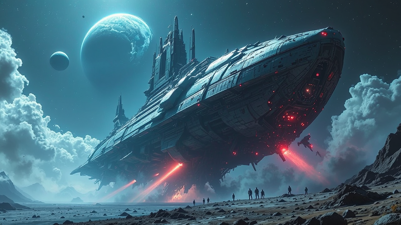 Alien AI Space Invasion