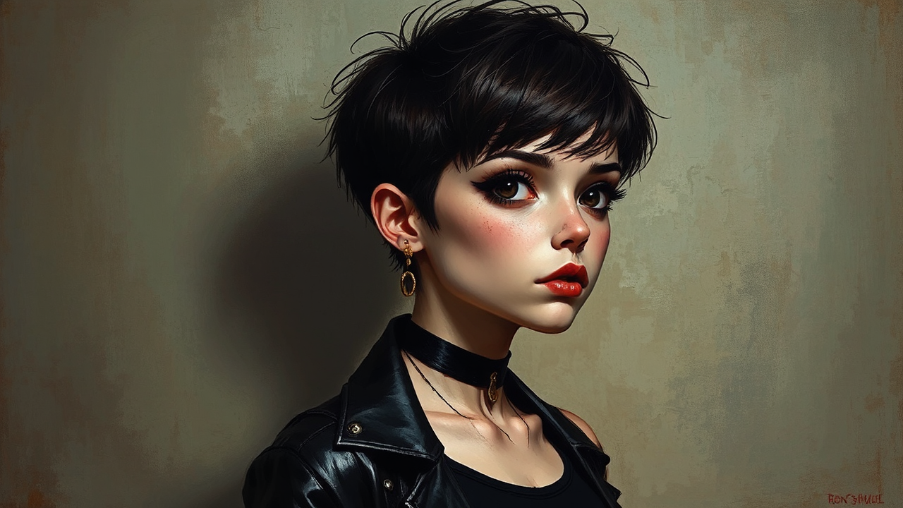 A young girl with