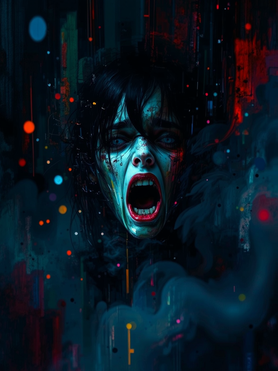 Chaos in a Vibrant Nightmare