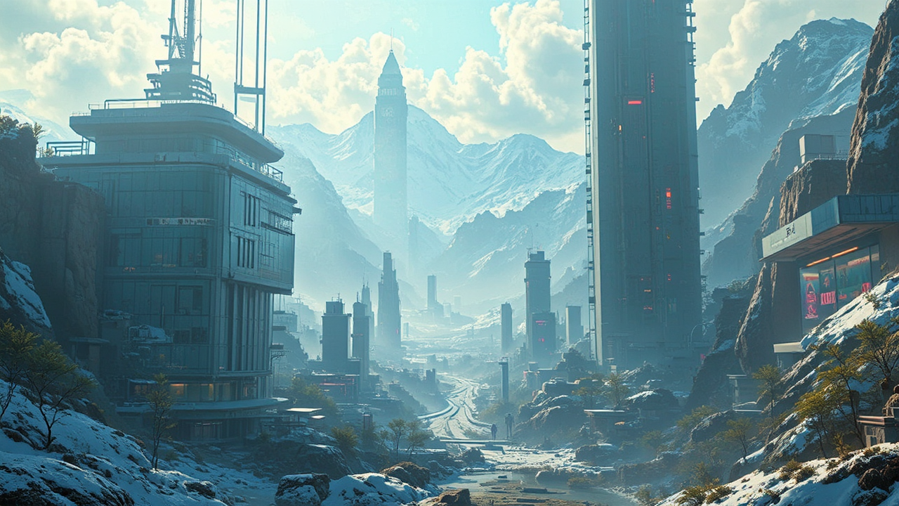 Hyper realistic futuristic gaming