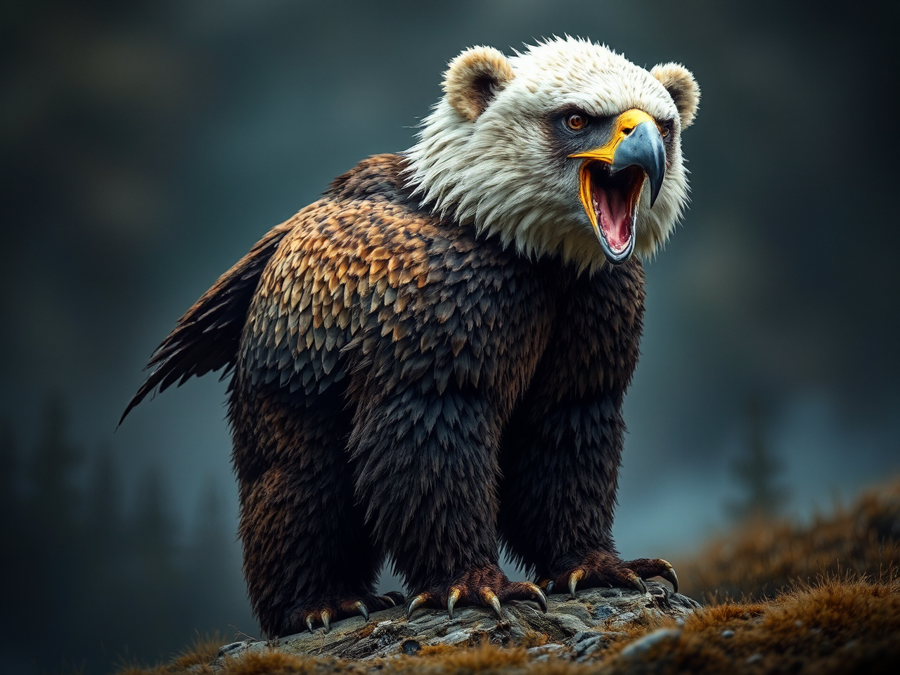 Bald Eagle and Grizzly