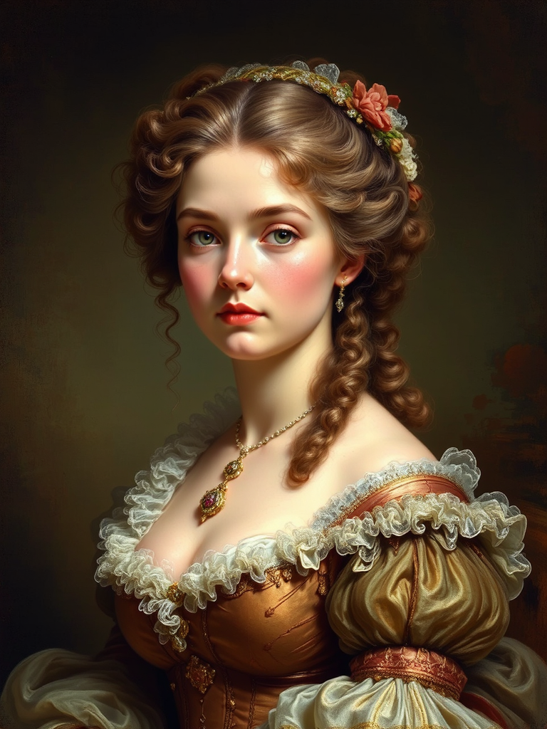 Woman in 18th-century French