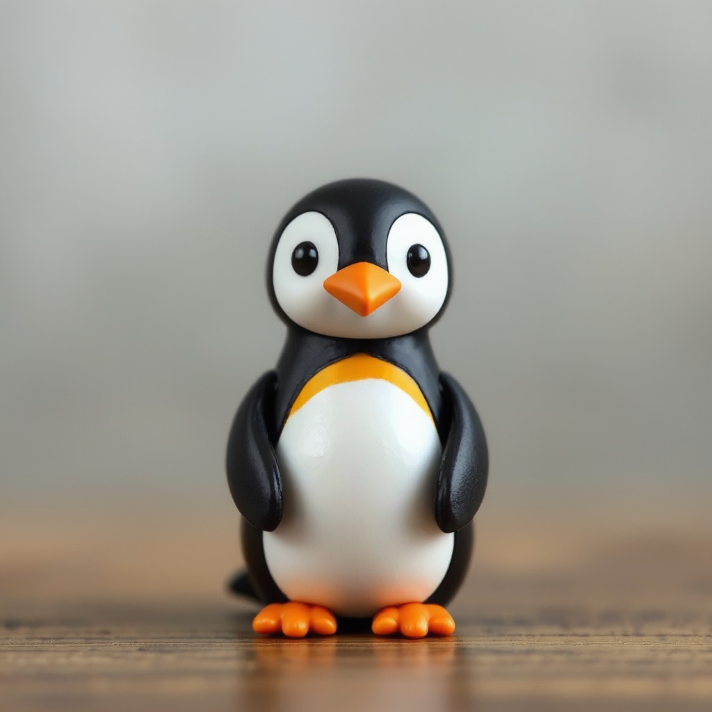 Small plasticine model of