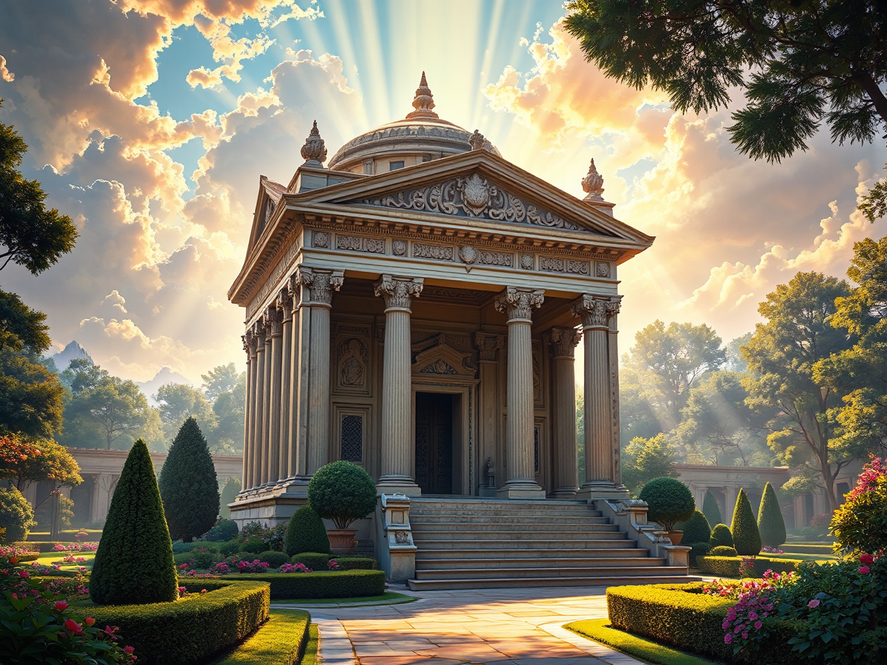 Ancient temple in an