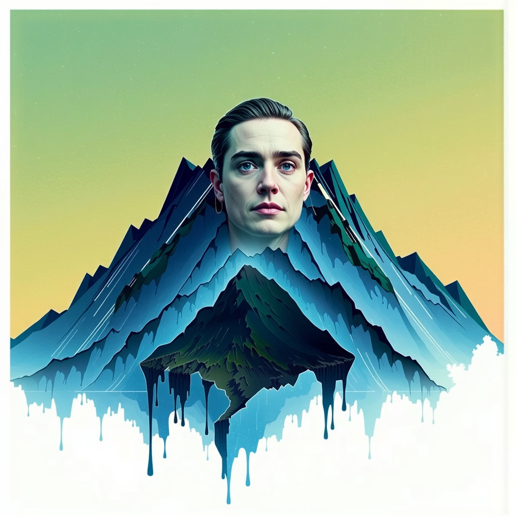 Mountain resembling a human