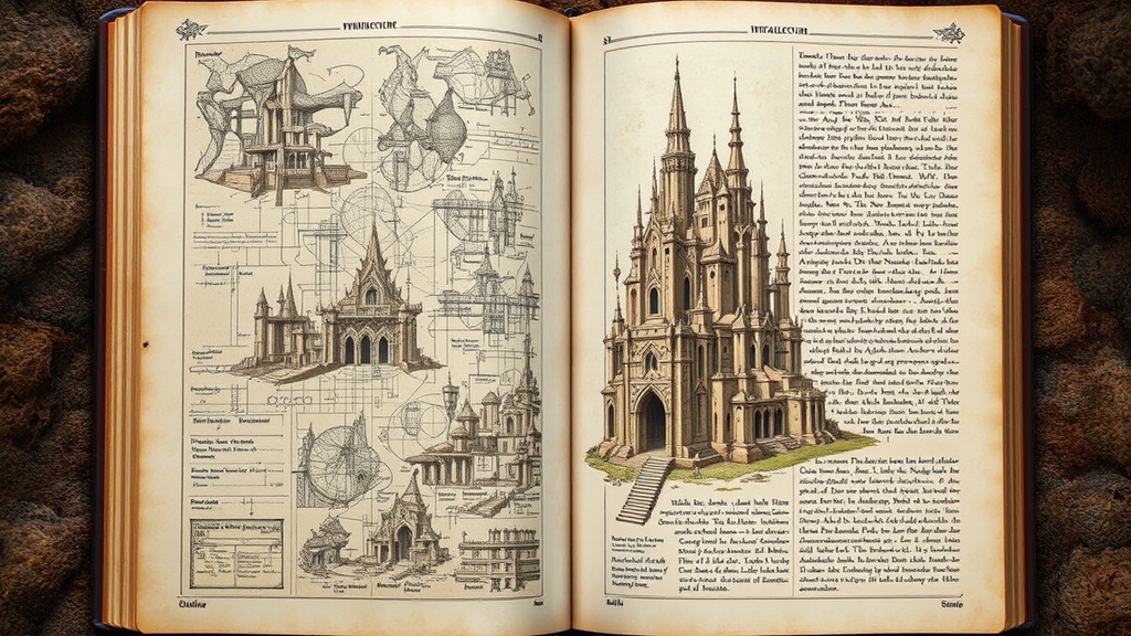 Fantasy architecture reference book