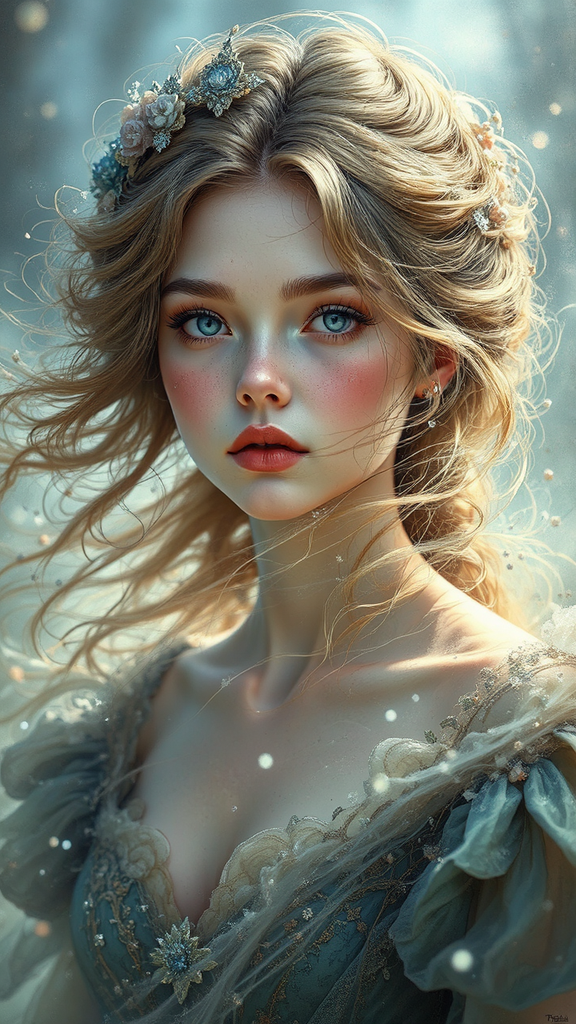 Fairytale princess in a