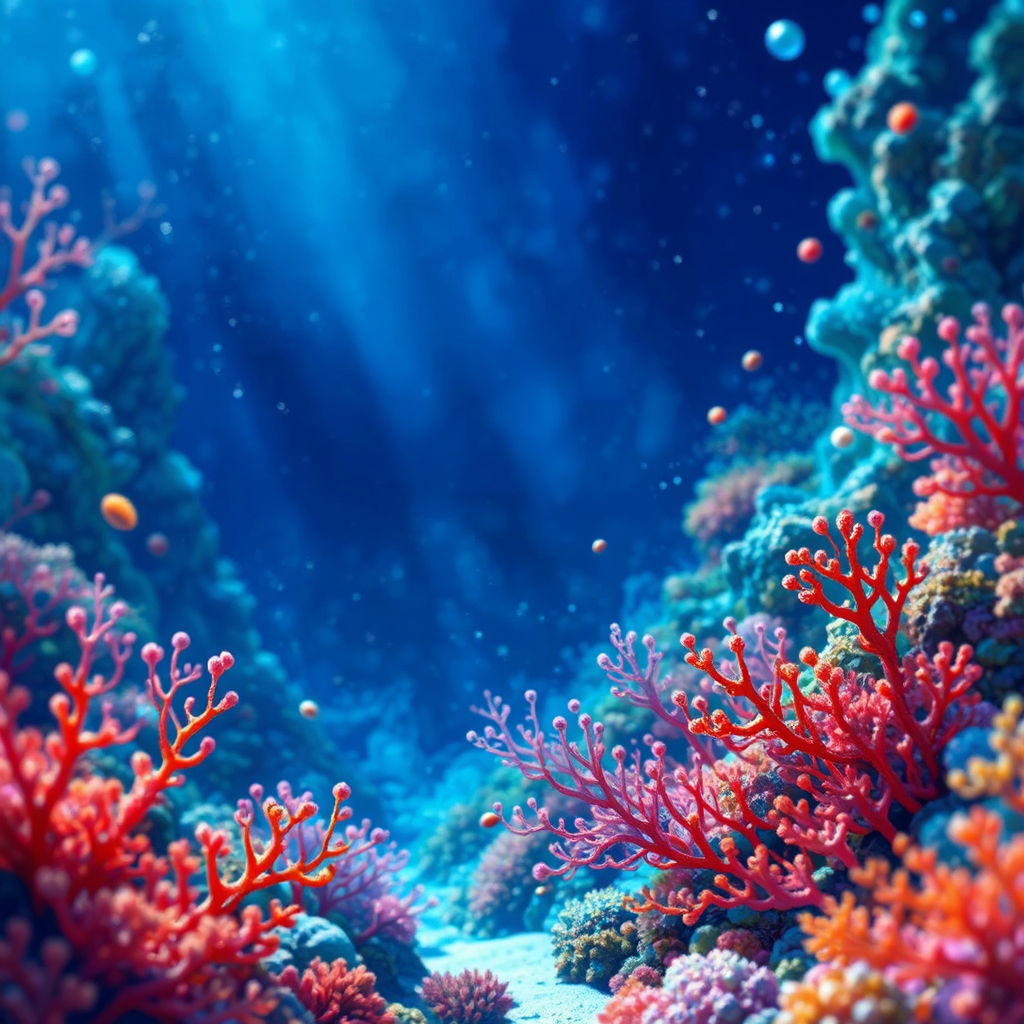 A beautiful coral reef