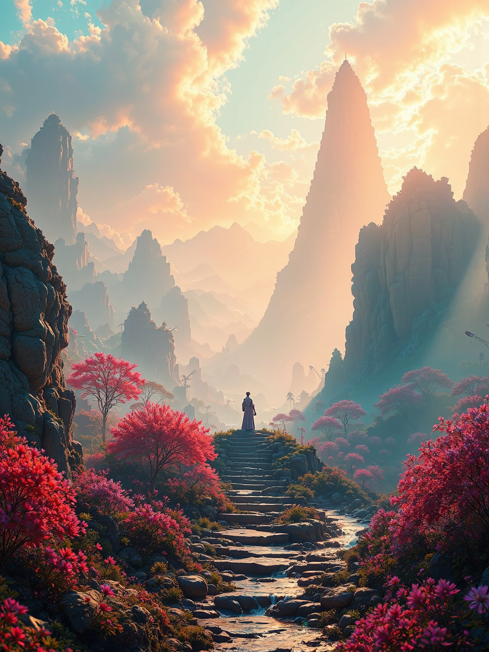 Highly detailed, cinematic landscape
