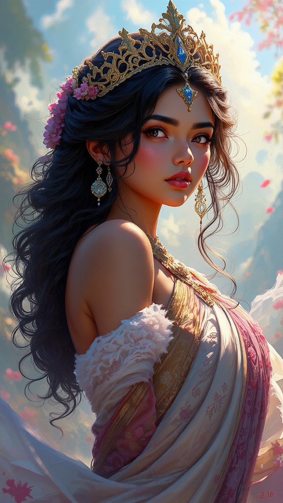Bangladeshi princess in a