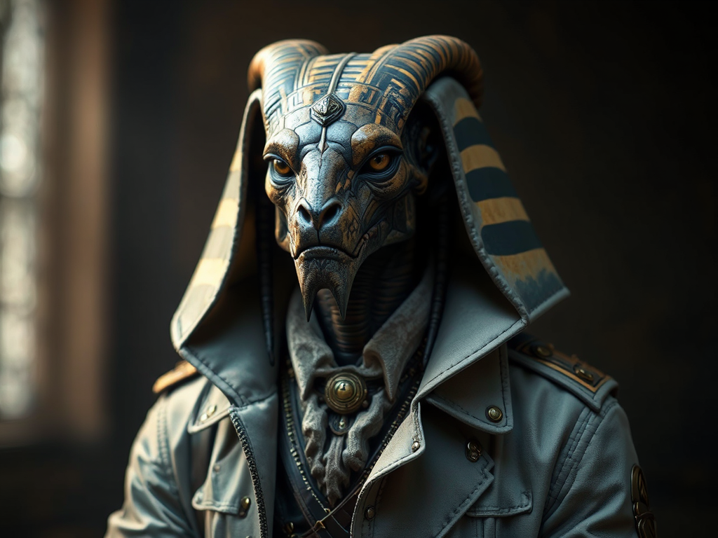 Anubis in steampunk pilot