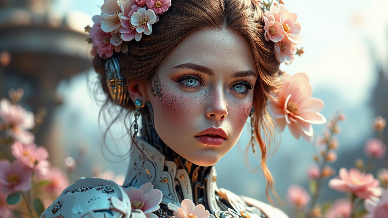 Leia in steampunk robot