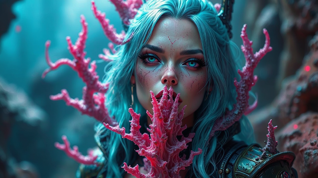 Digital painting of a