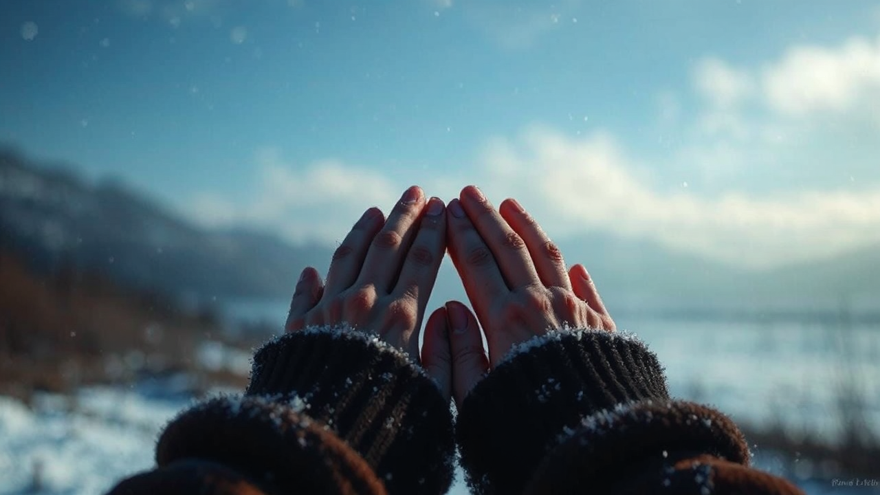Two people holding hands
