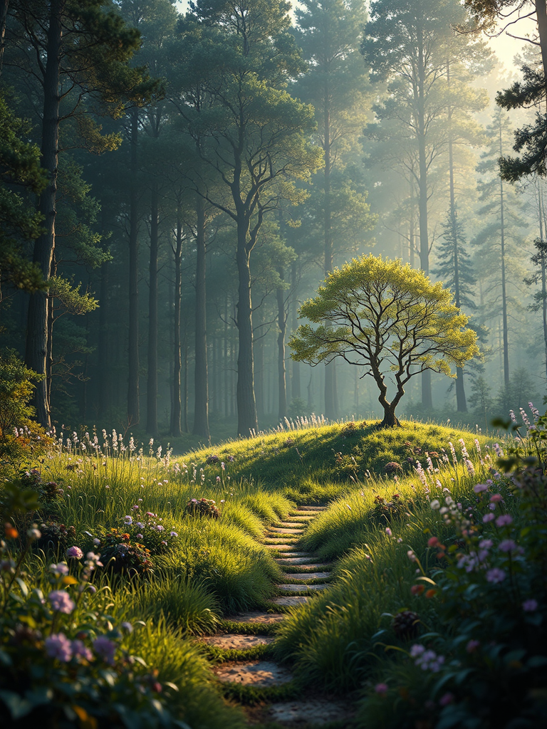 A grassland in a