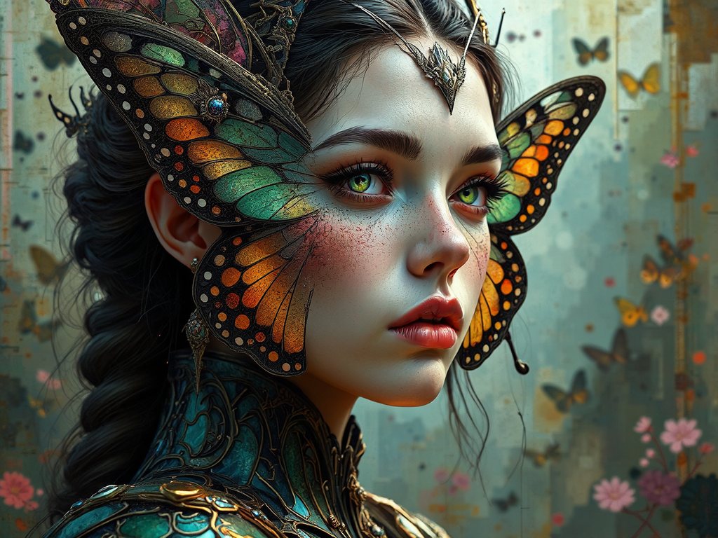 Hyperdetailed portrait of an
