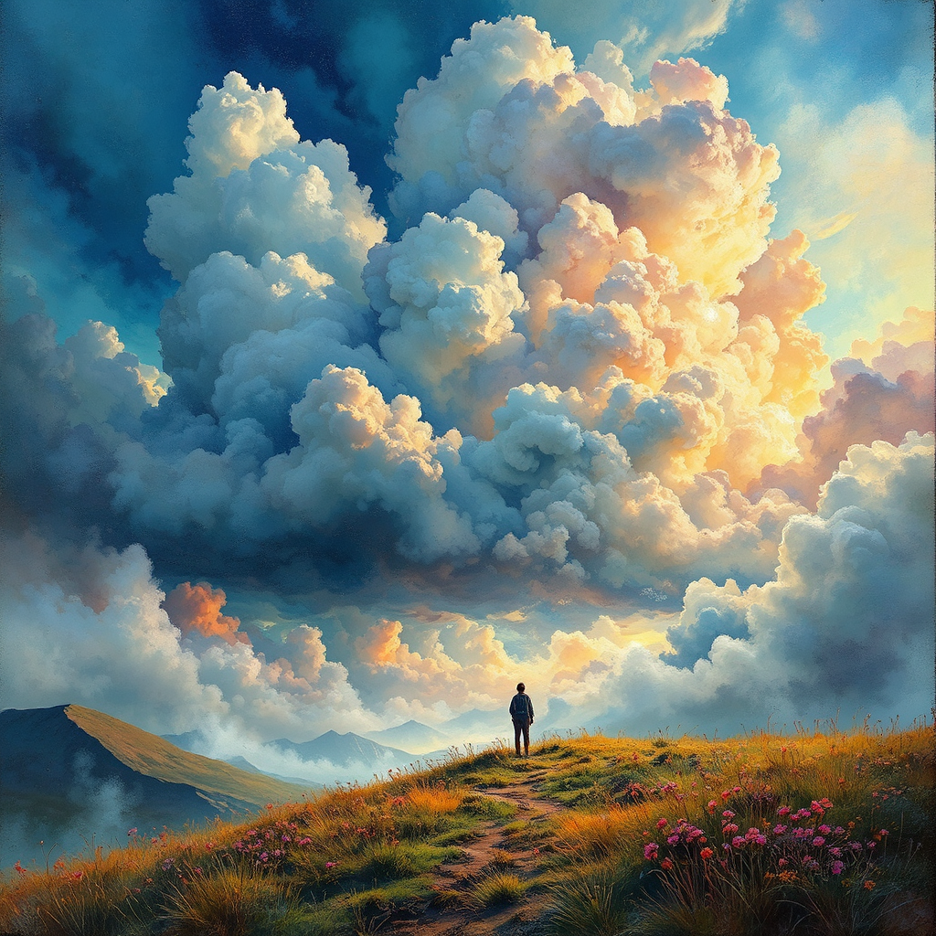 Epic, colourful natural landscape