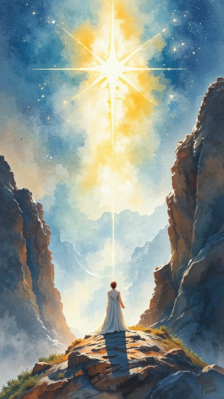 Watercolor portrait of a