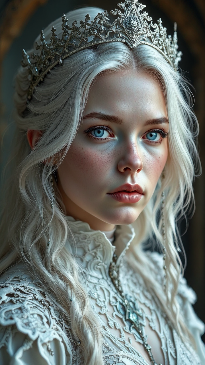 Highly detailed portrait of