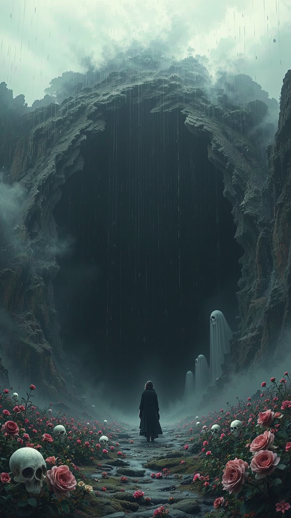 A lone figure in