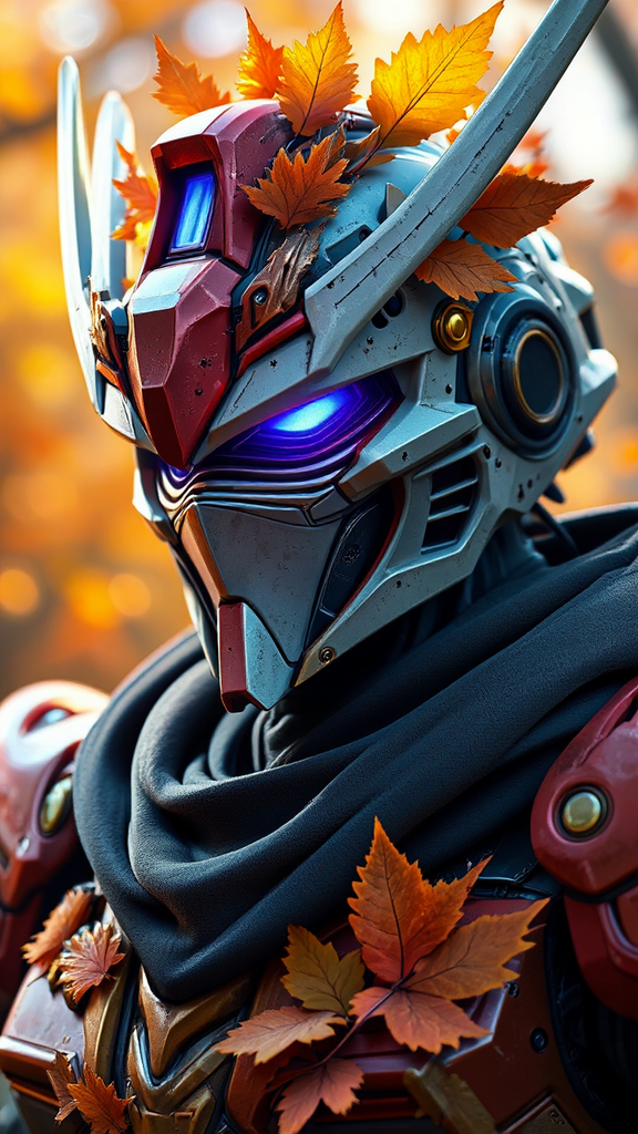 Gundam robot in ninja