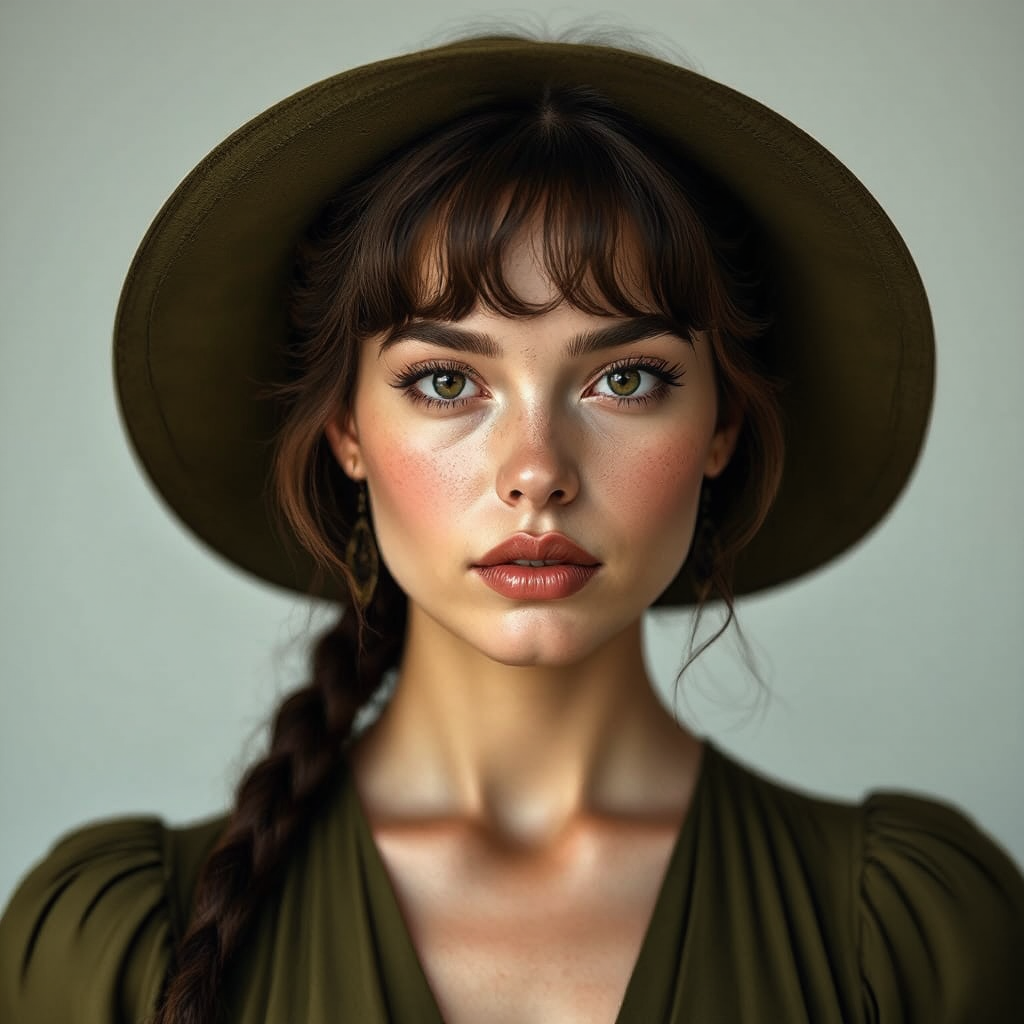 Beautiful woman in an