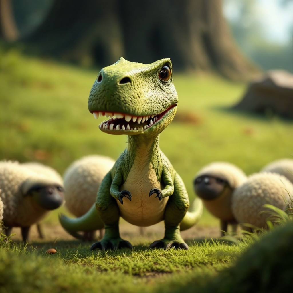 A T-Rex from Shaun