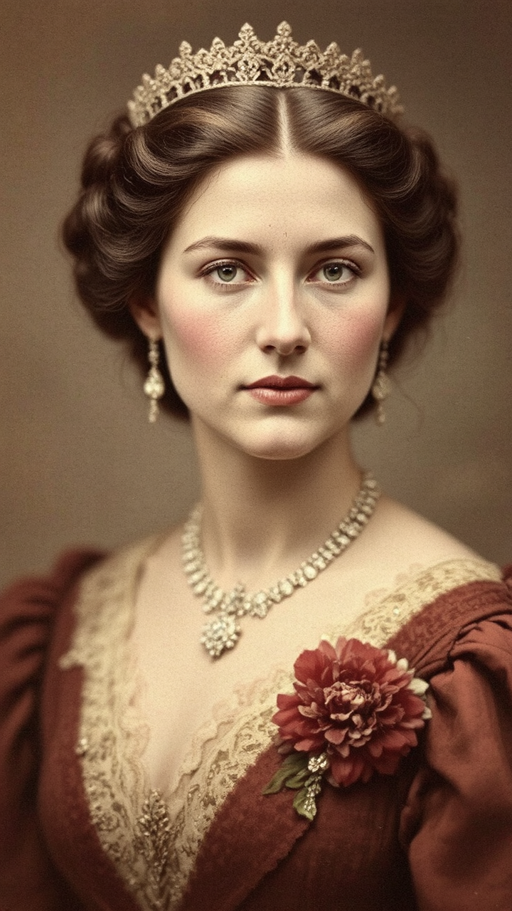 A young woman in