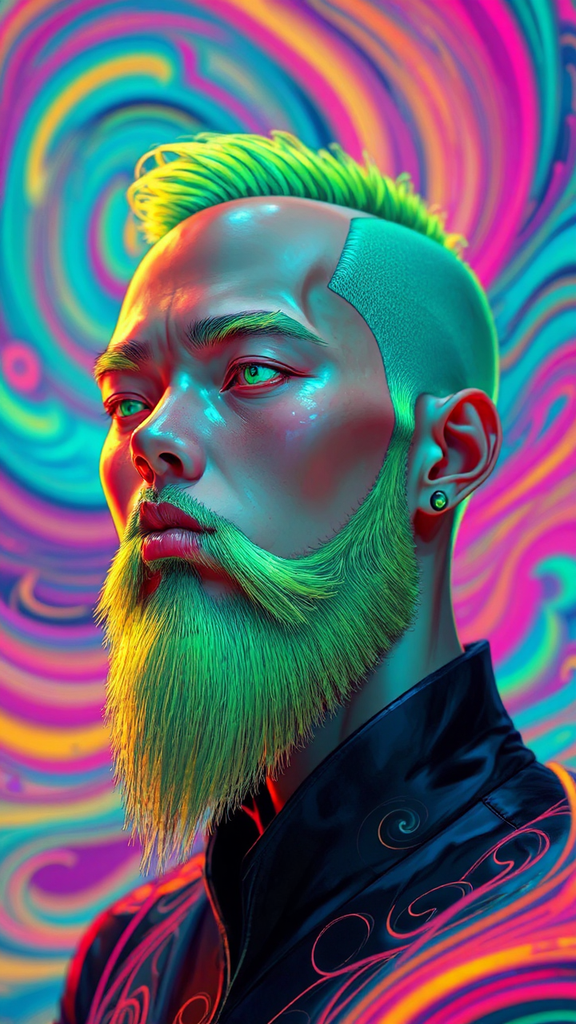 Portrait of a superhero