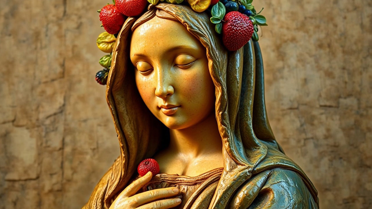 Mona Lisa made from