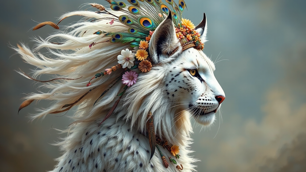 Hybrid animal portrait with