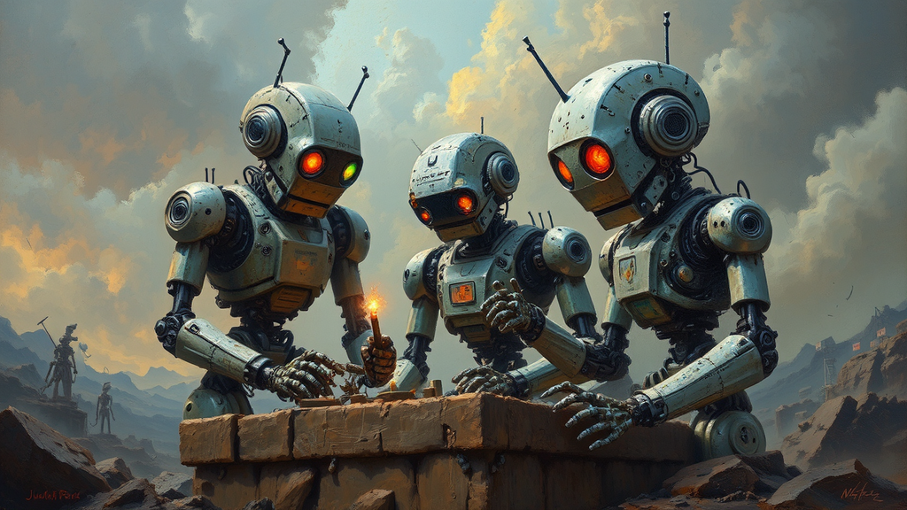 Robots building other robots