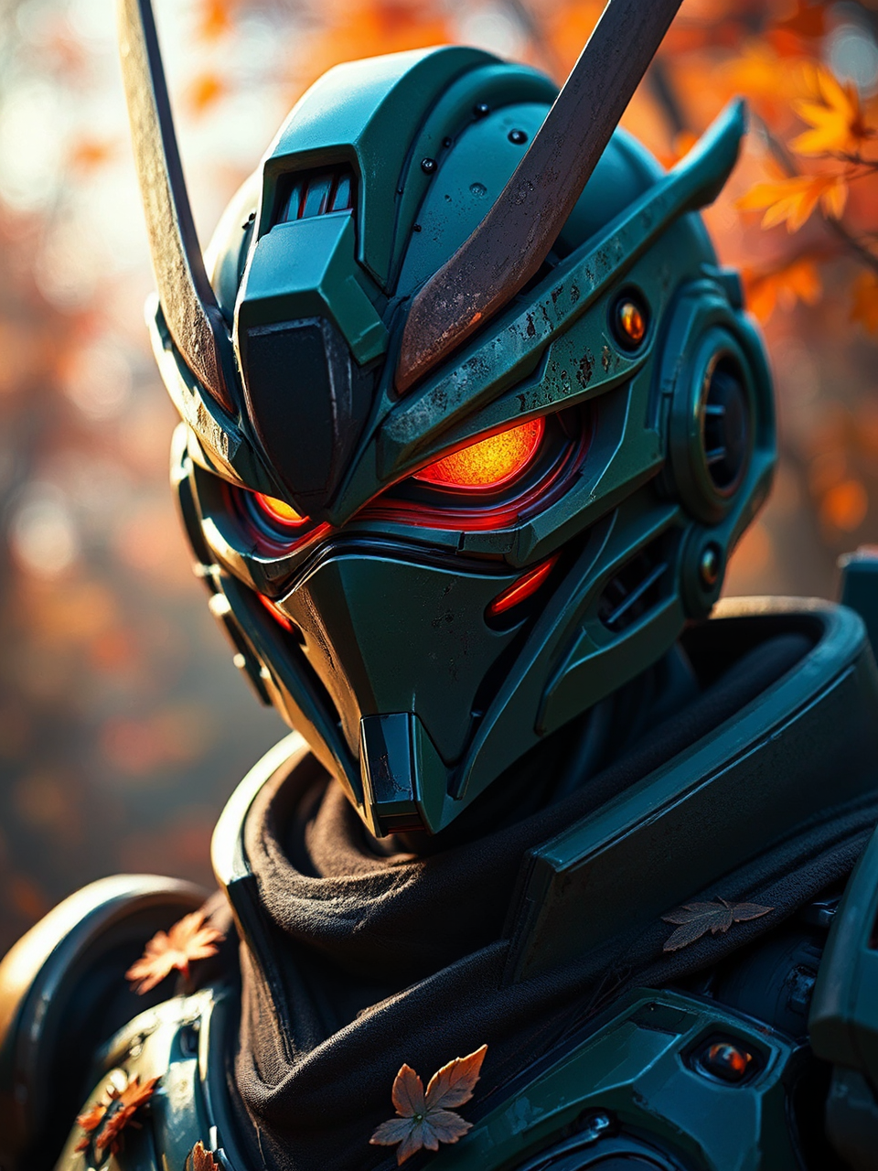 Gundam robot in ninja