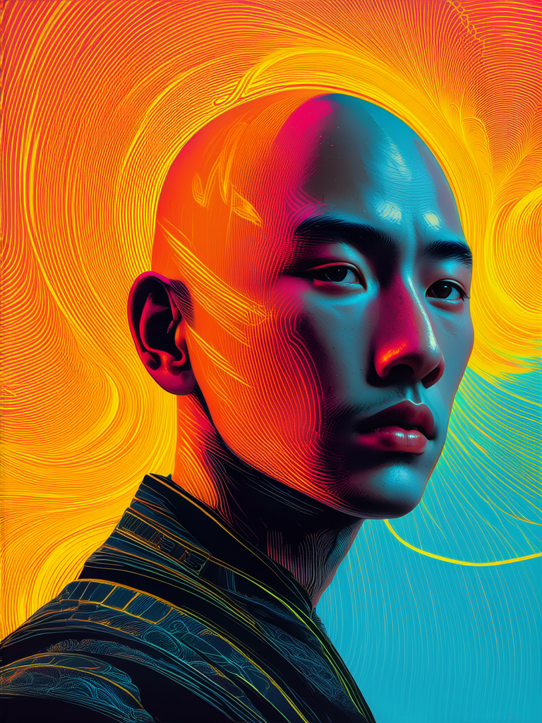 Portrait of a superhero