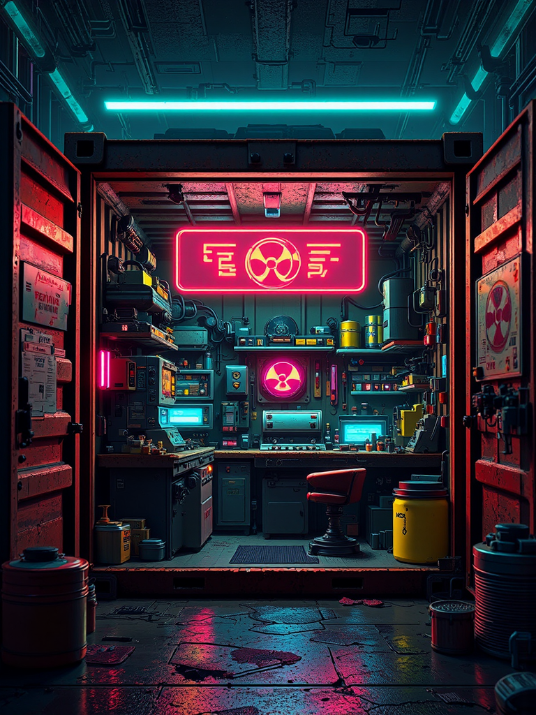 Small sci-fi machine shop