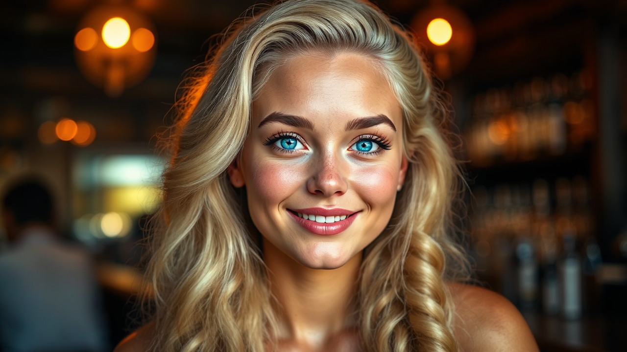 Young Australian woman smiling