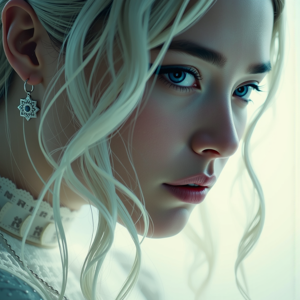 Highly detailed portrait of